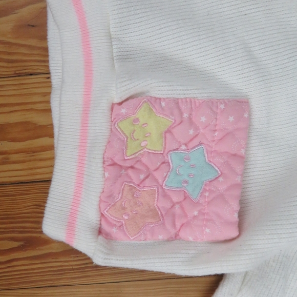 Vintage Baby Sweater 18 months Cute Quilt Knit - Picture 2 of 5